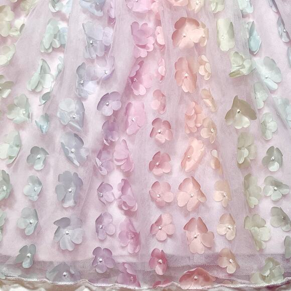 Disney Minnie Tutu Dress Girls 5T Tulle Rainbow Ballet Princess Fairy Flowers - Picture 5 of 6